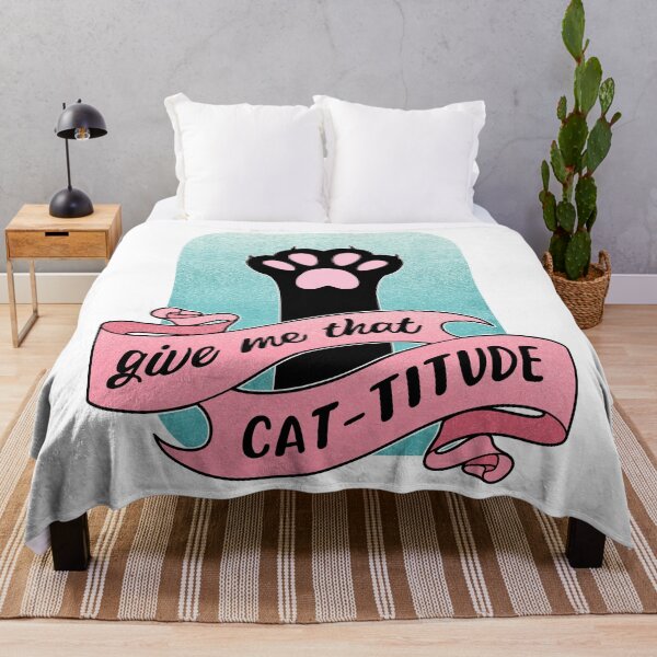 Item preview, Give Me That Cattitude Cat Paw Cat Pun designed and sold by ObsidianDaz.