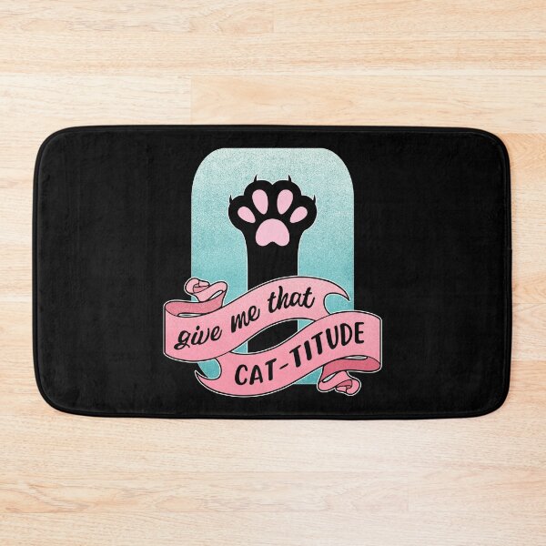 Item preview, Give Me That Cattitude Cat Paw Cat Pun designed and sold by ObsidianDaz.