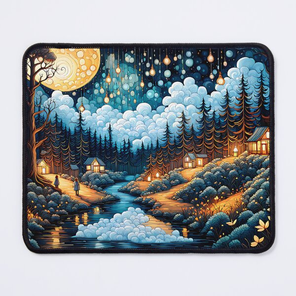 Item preview, Whimsical Landscape Art designed and sold by MotleyPlay.