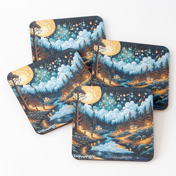 Item preview, Whimsical Landscape Art designed and sold by MotleyPlay.