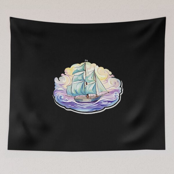 Item preview, Sailboat - Illustration designed and sold by MrERNST.