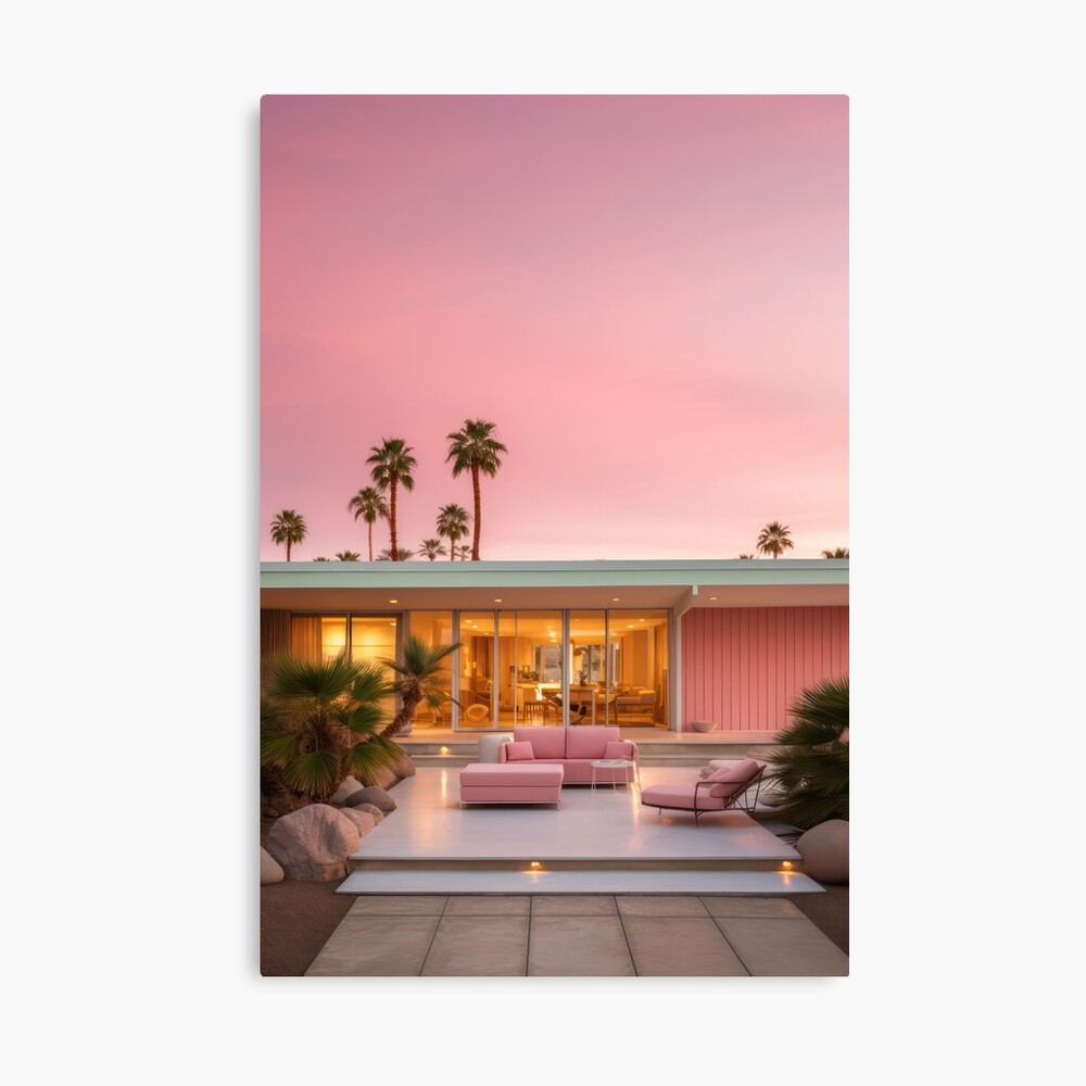 Palm Springs Pink Photographic Print