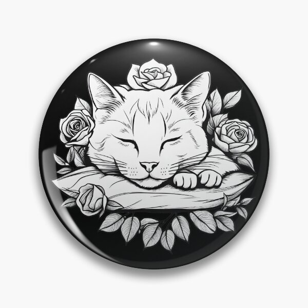 Item preview, White Cute Cat  designed and sold by Catophile.