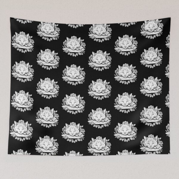 Item preview, White Cute Cat  designed and sold by Catophile.