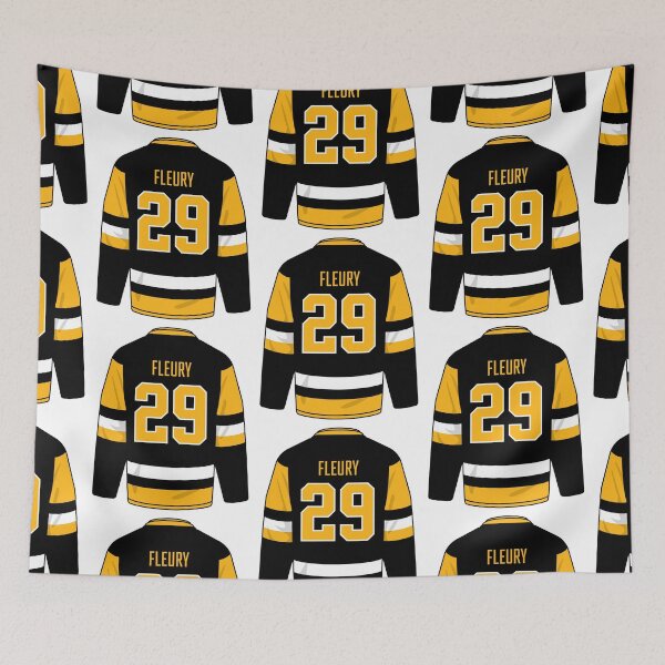 Item preview, Marc-Andre Fleury Pittsburgh jersey designed and sold by Tarroi.