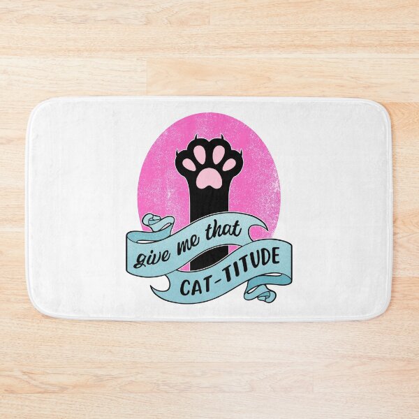 Item preview, Give Me That Cattitude Cat Paw Cat Pun designed and sold by ObsidianDaz.
