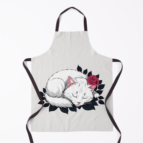 Item preview, Cute Sleeping white Cat  designed and sold by Catophile.