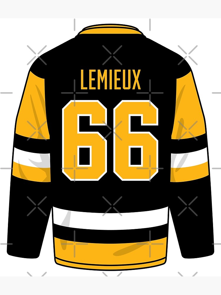 Lemieux hot 66 penguins jersey