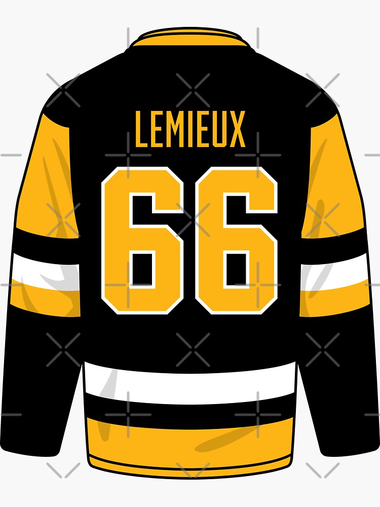 Mario Lemieux Pittsburgh jersey Sticker for Sale by Tarroi Redbubble