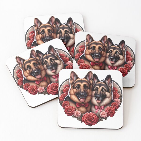 Item preview, Valentine German Shepherd  designed and sold by Truck Stop One.