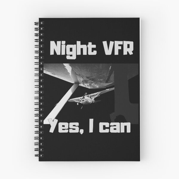 Item preview, Night VFR Yes I can designed and sold by youraircraftart.