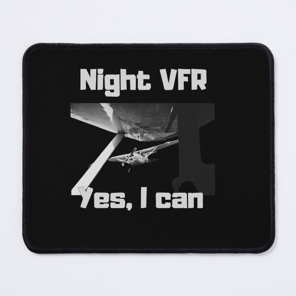 Item preview, Night VFR Yes I can designed and sold by youraircraftart.