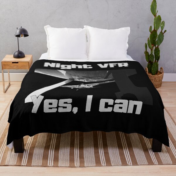 Item preview, Night VFR Yes I can designed and sold by youraircraftart.