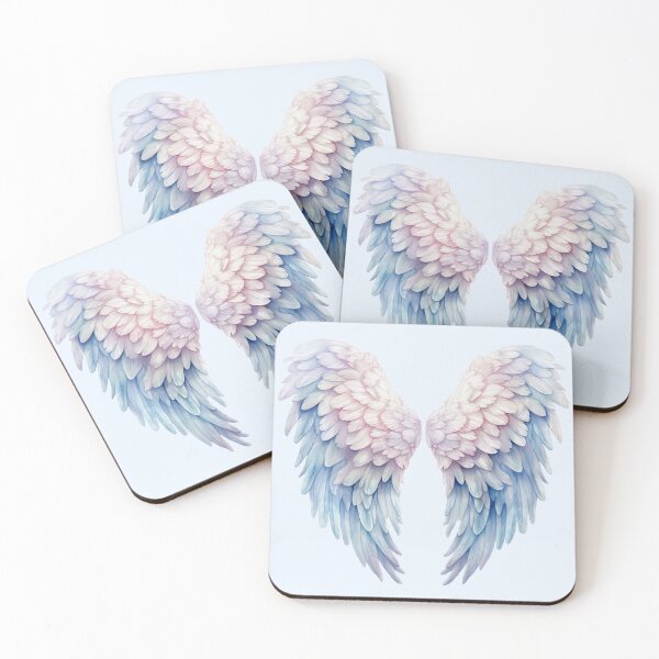 Item preview, Angel Wings, in the back, cute pastels designed and sold by Margival.