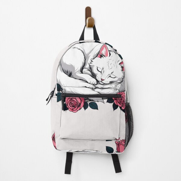 Item preview, Sleeping white cat  designed and sold by Catophile.