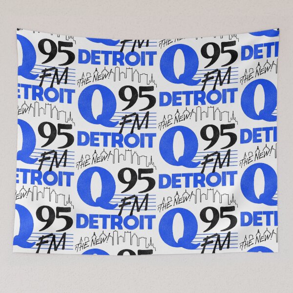 Item preview, Retro Q 95 FM / 90s Detroit Radio Station designed and sold by ourkid.