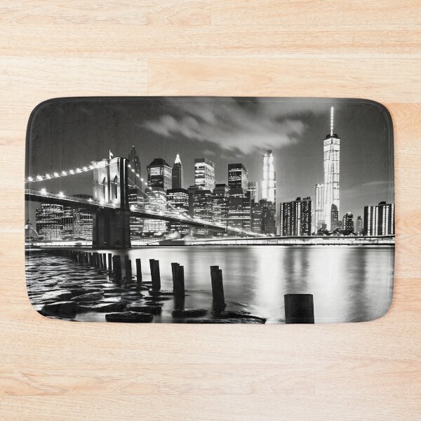 Item preview, skyline view of manhattan from brooklyn print designed and sold by dcrc.