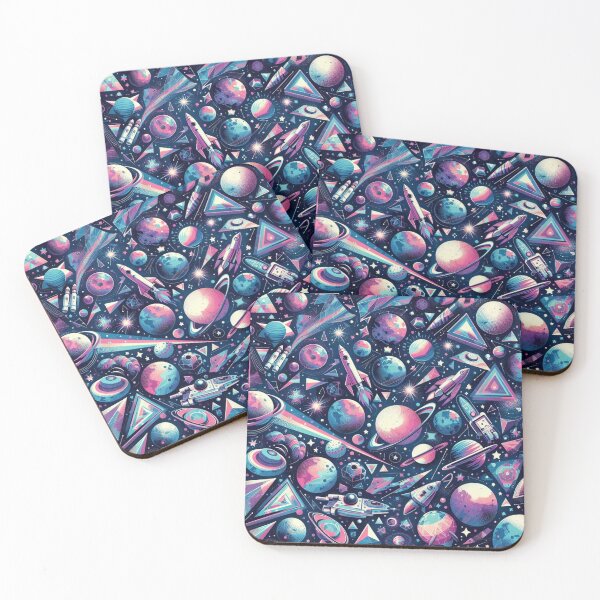 Item preview, Colorful Space Pattern designed and sold by DoggoTankDesign.
