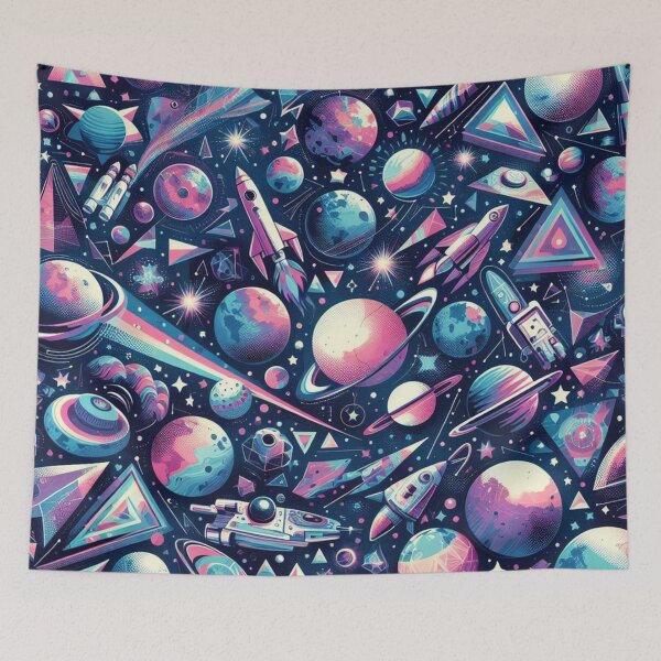 Item preview, Colorful Space Pattern designed and sold by DoggoTankDesign.
