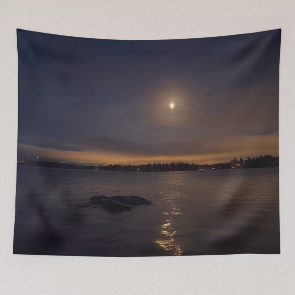 Item preview, Moonshine lakescape.. Full moon November 2023 designed and sold by Jouko Lehto Photography.