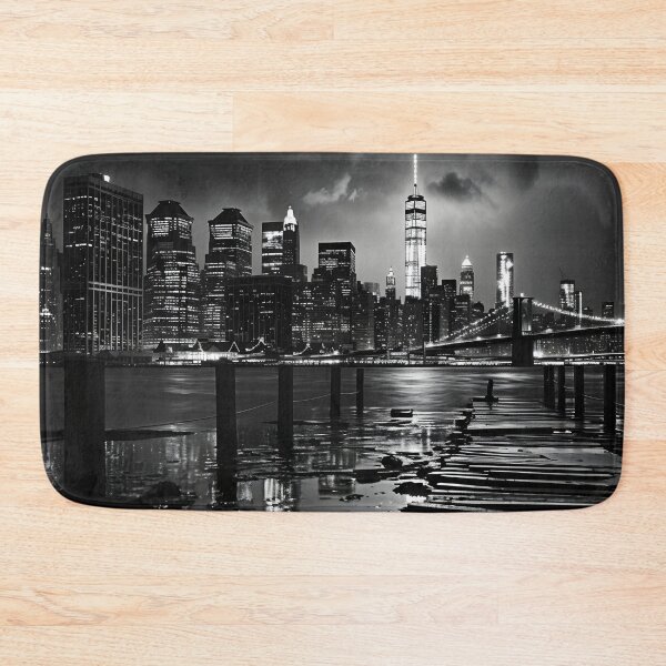 Item preview, skyline view of manhattan from brooklyn print designed and sold by dcrc.