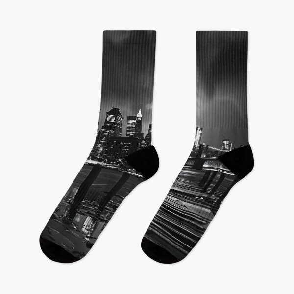Item preview, skyline view of manhattan from brooklyn print designed and sold by dcrc.