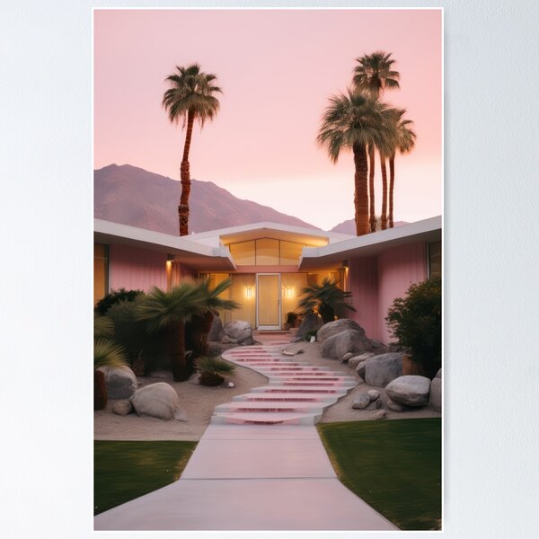 Item preview, Pink Palm Springs designed and sold by DreamerBot.