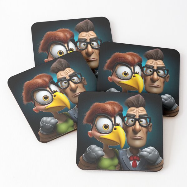 Item preview, Eyeglasses cartoon character portrait designed and sold by czintos.