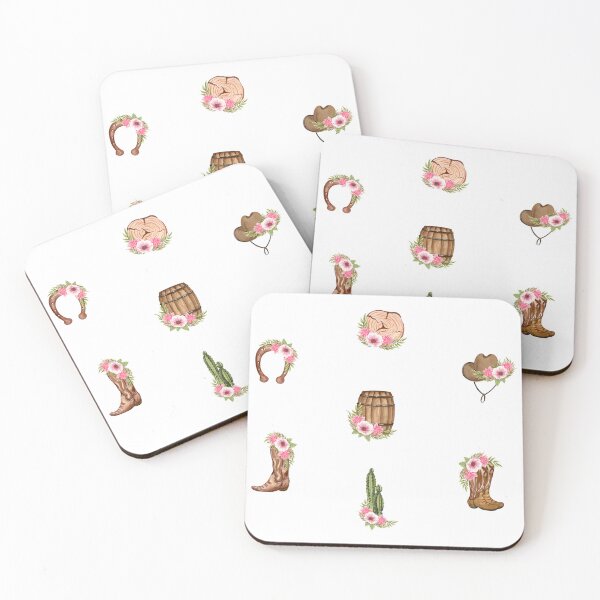 Item preview, Pink Flower Cowgirl Sticker Pack designed and sold by pedersenscout.