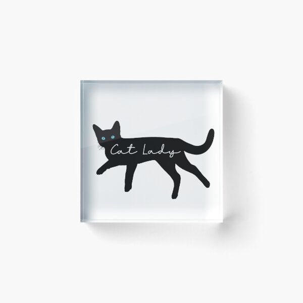 Item preview, Cat Lady in Silhouette designed and sold by Carleah Unique.