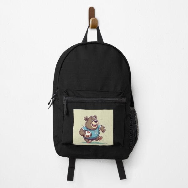 Vista previa del artículo con la obra «Oso de rugby - Buzz», diseñado y vendido por Highlandkings.