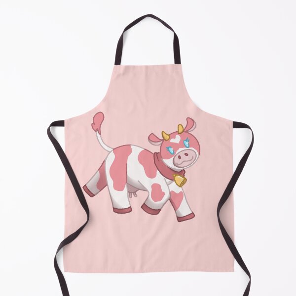 Item preview, Prancing Strawberry Pink Cow designed and sold by saltjart.