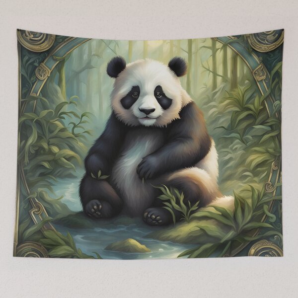 Item preview, Panda in the forest designed and sold by dedoma.
