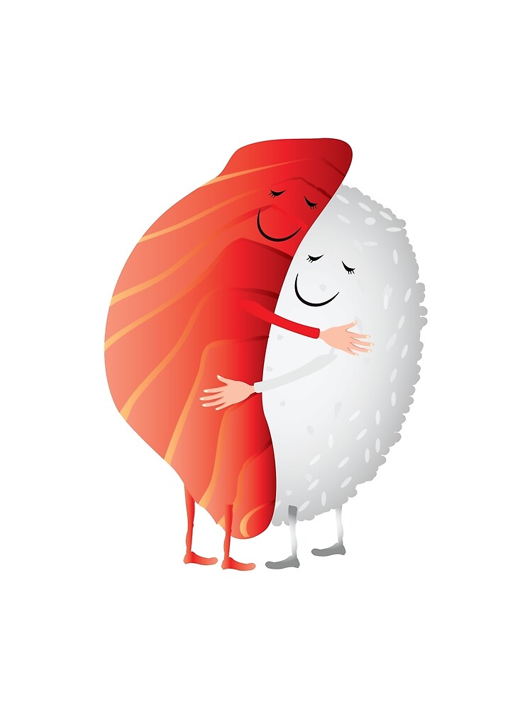 sushi hugging rice shirt
