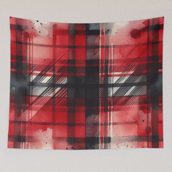 Item preview, Red Tarten Watercolor Pattern designed and sold by DoggoTankDesign.