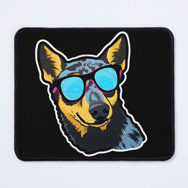 Artikelvorschau, Australian Cattle Dog Mit Cooler Sonnenbrille entworfen und verkauft von CUTEDOGGIEZ.