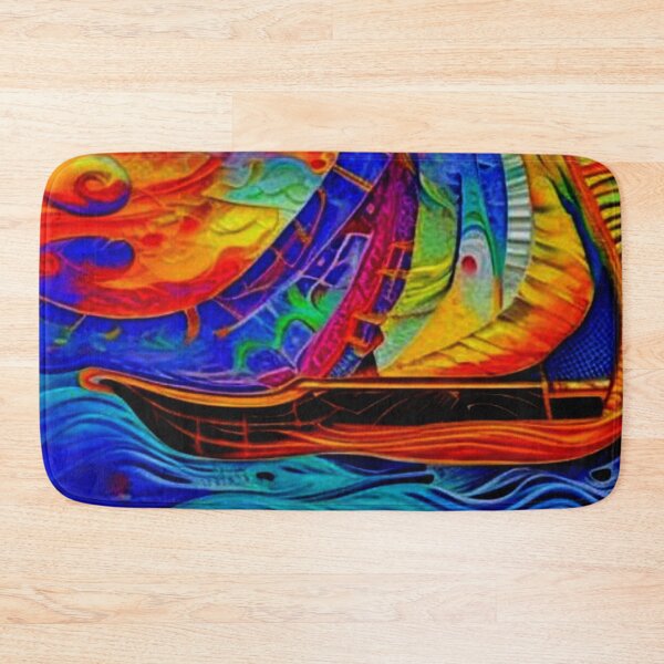 Item preview, Sailing on ancient sea at sunset designed and sold by George Hutton Hunter.