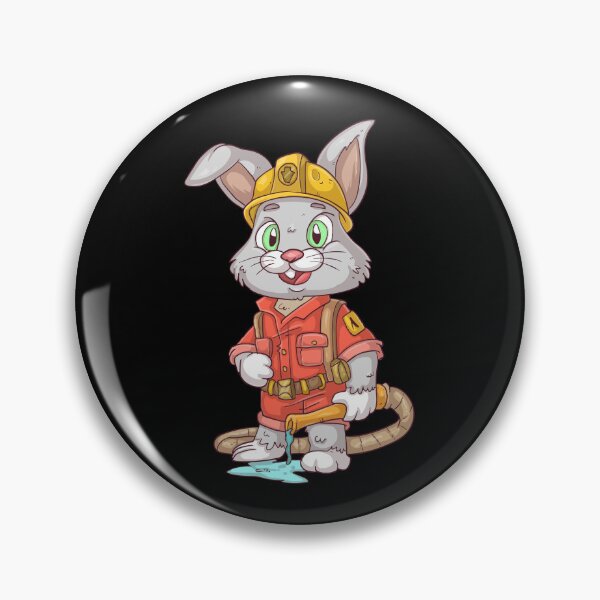 Item preview, Fire Department Bunny designed and sold by Soulskier.