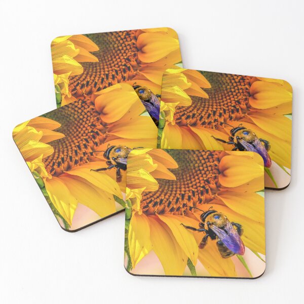 Item preview, Bee on Sunflower designed and sold by Mista Vista Photos.
