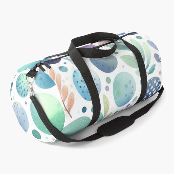 Item preview, Watercolor Polkadot and Leaves Pattern designed and sold by DoggoTankDesign.