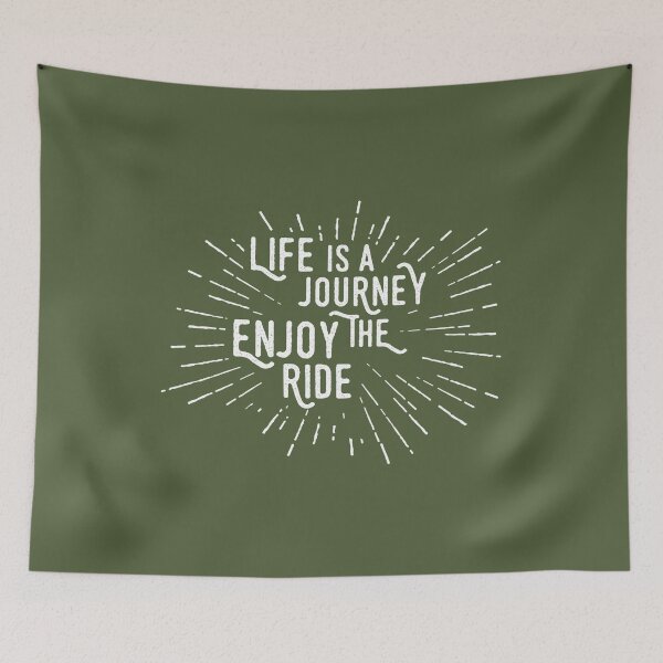Item preview, Life Is A Journey Enjoy The Ride designed and sold by Wild-Co.