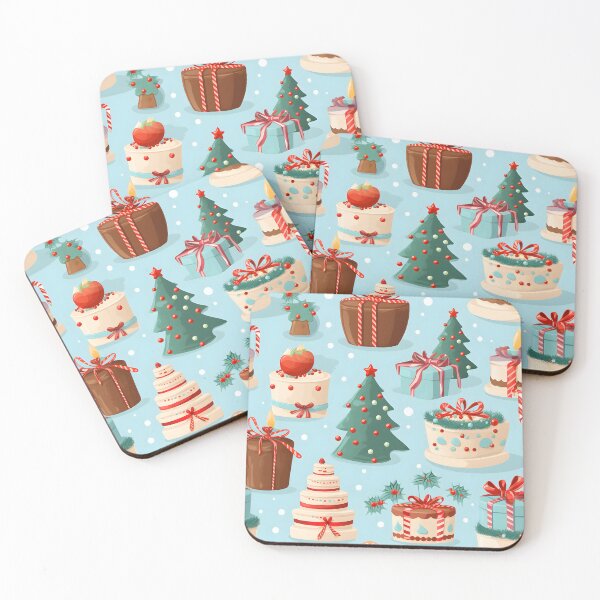 Item preview, Sweet Treats and Pastries Xmas Seamless Digital Paper V.I designed and sold by ShioriArt Design.