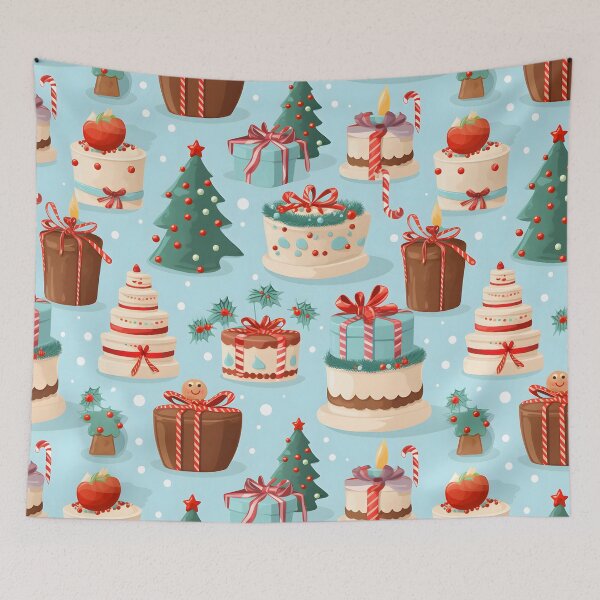 Item preview, Sweet Treats and Pastries Xmas Seamless Digital Paper V.I designed and sold by ShioriArt Design.