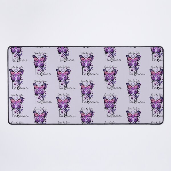 Item preview, Purple Ribbon Butterfly Inspirational Quote designed and sold by tamdevo1.