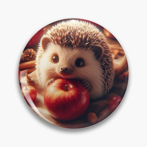Item preview, Hedgehog with Apples designed and sold by Azrora.