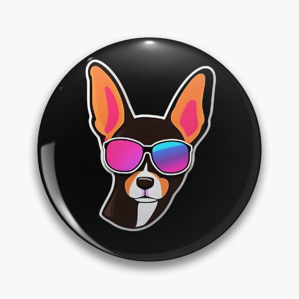 Item preview, Basenji in Cool Sunglasses designed and sold by CUTEDOGGIEZ.