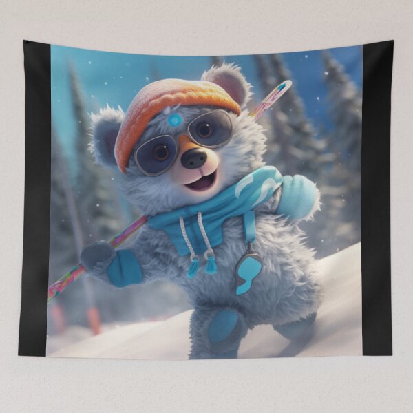 Item preview, Ski Bear - Blizzard designed and sold by Highlandkings.