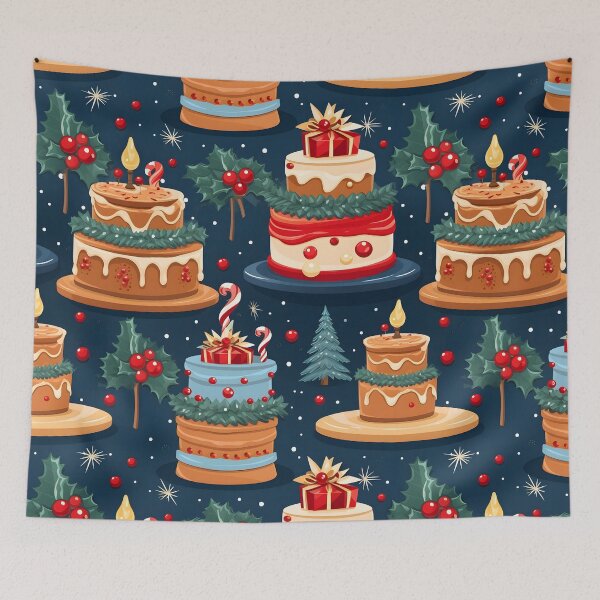 Item preview, Sweet Treats and Pastries Xmas Seamless Digital Paper V.II designed and sold by ShioriArt Design.