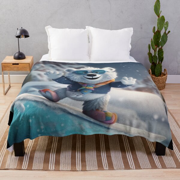 Item preview, Snowboarding Bear - Bonanza designed and sold by Highlandkings.