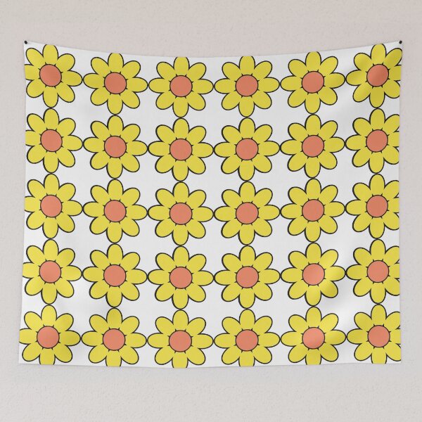 Item preview, Retro Rounded Flower Pattern designed and sold by shoppnow1.